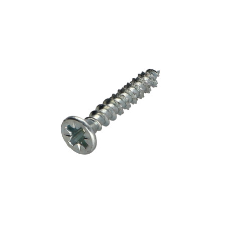 1 x Spanplattenschrauben Premium Senkkopfschraube Pozi N°2 3,5X25 Verzinkt