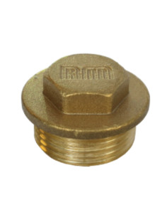 Stecker (männlich) Abbildung 290 15x21 (1/2") Messing