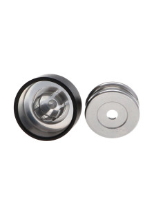Haken dekorativ Aluminium Schwarz mit Befestigung... 2
