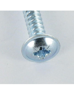 Blechschraube Flachrundkopfschraube Pozi 4,8 x 38 Verzinkt 2
