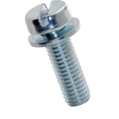 1 x Metallschrauben Zylindrischer Flachkopf Gespalten Gesamtgewinde M5x12 Klasse 4.8 Mit RD IMP Verzinkt