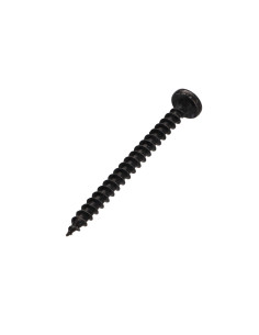 Spanplattenschrauben Rundkopf Pozi N°2 5X60 Stahl schwarz... 2