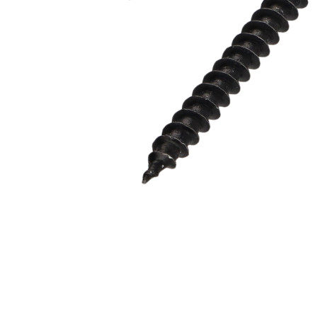 1 x Spanplattenschrauben Rundkopf Pozi N°2 5X60 Stahl schwarz verzinkt