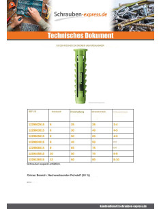 Dübel Fischer SX GRÜN 6x30 2