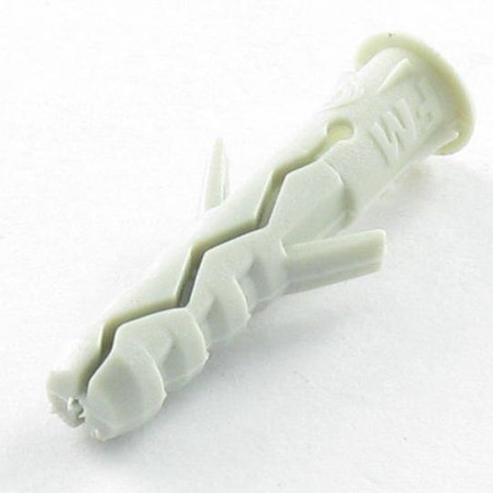 1 x Dübel Nylon mit flansch 5x25 Grau