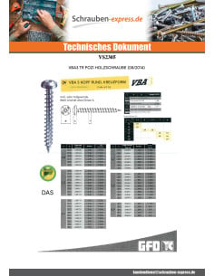 Spanplattenschraube Rundkopf Pozi 5X50 Verzinkt Gezahnt 3 2