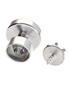 Kleiderhaken dekorativ Aluminium mit Befestigung für... 2