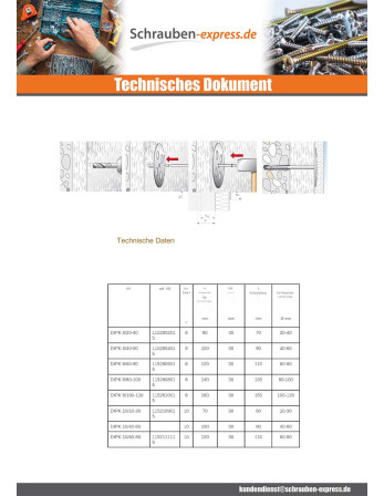 1 x Fischer ISOLIEREND DIPK 10/140-160 2 stück