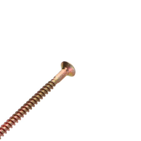 1 x Spanplattenschrauben Senkkopfschraube Pozi N°2 4,5X70 Gebohrt Dichromat