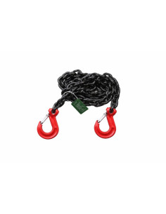 Kette Zurr- 2 Haken Grad 80 3,5 M Rohstahl Schwarz