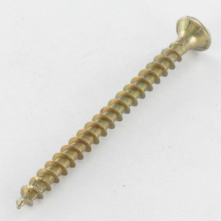 1 x Schraube Spax Senkkopfschraube Pozi N°2 4X16 Kopf-Durchmesser 7 Gesamtgewinde Yellox Spax Bichromat ohne