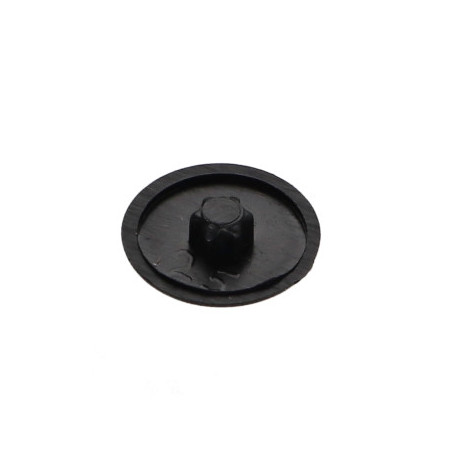 1 x Schraubenkopfabdeckung T30 Kopf-Durchmesser 17 Schwarzes Polyethylen