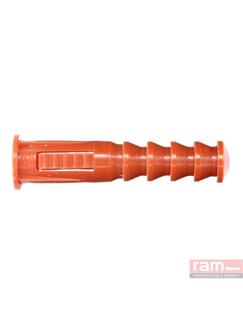 1 x Dübel für Kreuzschlitz RAM RC 12x58 Braun