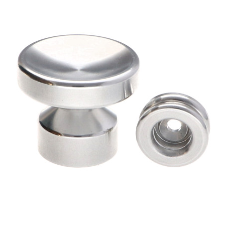 1 x Kleiderhaken dekorativ Aluminium mit Befestigung multimaterial L'ATTACHANTE