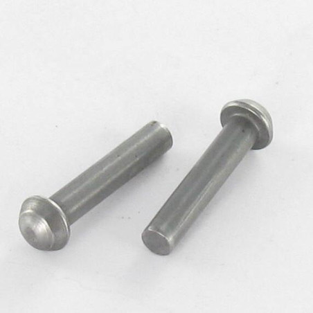 1 x Vollniet Rundkopf 4x20 Rohstahl