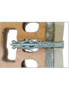 Schlagdübel Lang Nylon 10x135 + Schraube Senkkopfschraube... 2