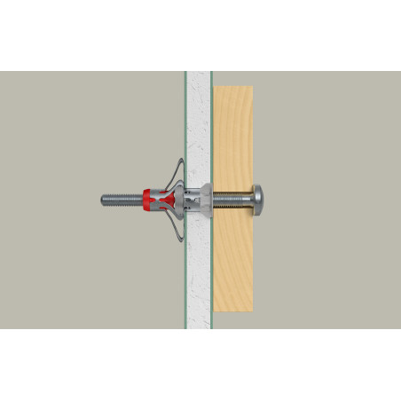 1 x Dübel Metallisch Fischer DUOHM 5x55 Pozi