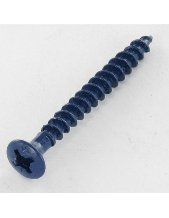 1 x Spanplattenschraube Flacher Senkkopf Pozi 2...