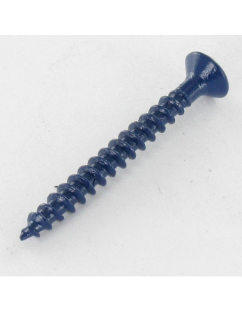 1 x Spanplattenschraube Flacher Senkkopf Pozi 2...