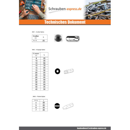 1 x Biteinsatz Sichere Schraube HC+TETON M4 Schraubenschlüssel 2.5