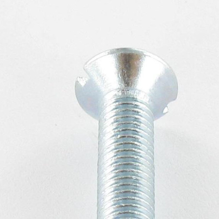 1 x Metallschrauben Senkkopfschraube Gespalten M10x25 Verzinkt