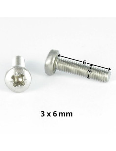Metallschrauben breitem gewölbtem kopf Pozi PZ2 M3X6... 2