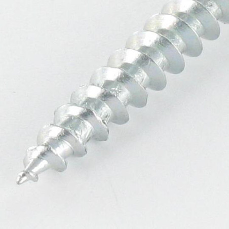 1 x Spanplattenschraube Rundkopf Pozi 3,5X13 Verzinkt