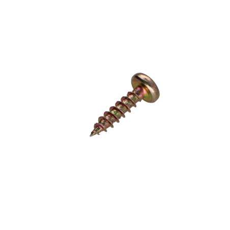 1 x Spanplattenschrauben Rundkopf Pozi N°2 4,5X25 Dichromat