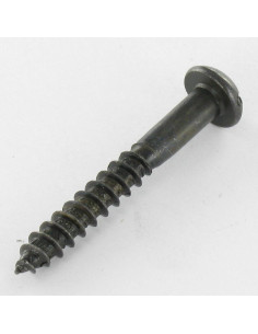 Holzschraube Rundkopf Gespalten 4,5X20 Stahl schwarz... 2