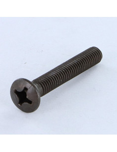 Metallschrauben Flacher Senkkopf Pozi M5X40 Stahl schwarz...