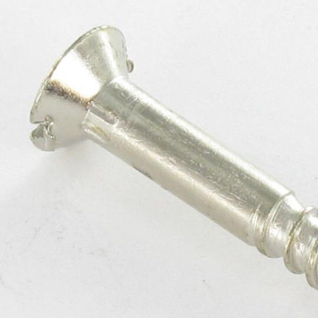 1 x Holzschraube Senkkopf Gespalten 5X45 Chromstahl