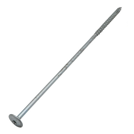 1 x Spanplattenschrauben Tellerkopfschrauben T40 8x300 Rost Verzinkt