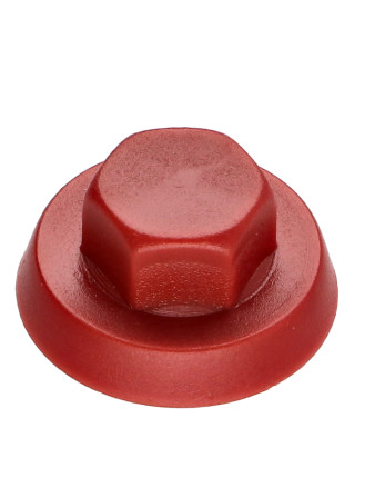 1 x Kappe Sechskantkopf Polyethylen RAL3009...