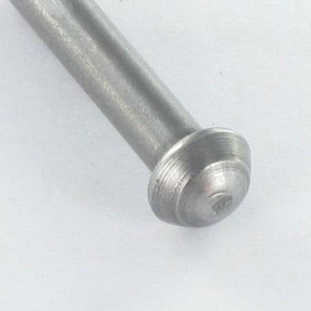 1 x Vollniet Rundkopf 7x15 Rohstahl