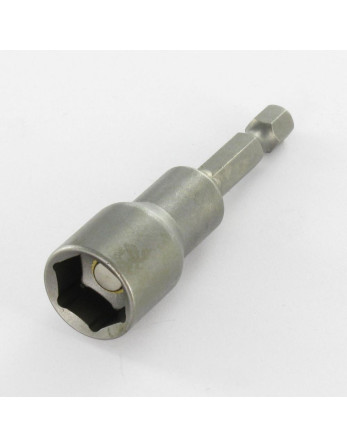 1 x Magnetische stecknuss 1/4" S 17 Länge 65