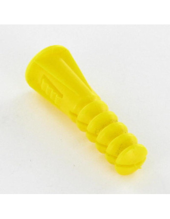 1 x Dübel mit flansch RAM RC 7x30 Gelb
