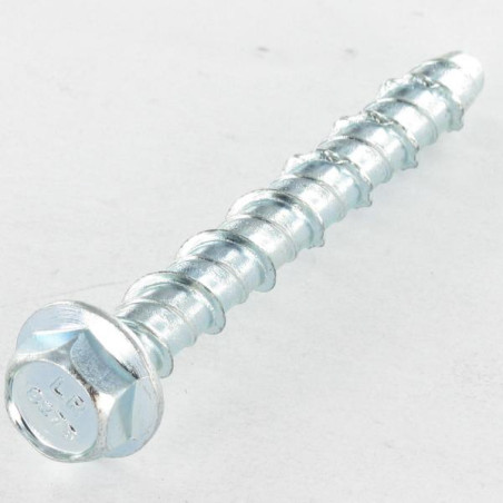 1 x Betonschraube Sechskantkopf Kreuzschlitz mit Flansch 18X150 Vorlochung des 16X150 Verzinkt