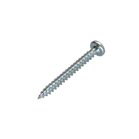 1 x Spanplattenschrauben Rundkopf Pozi N°2 4X50 Verzinkt