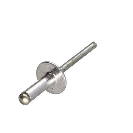 1 x Blindniete Aluminio Vástago acero 4,8 x 40 Klemmdicke 30 für 35 Breiter Kopf ALX