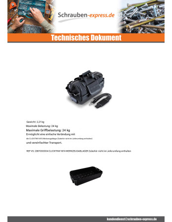 1 x TASCHE für WERKZEUGE WEICH TASCHE M