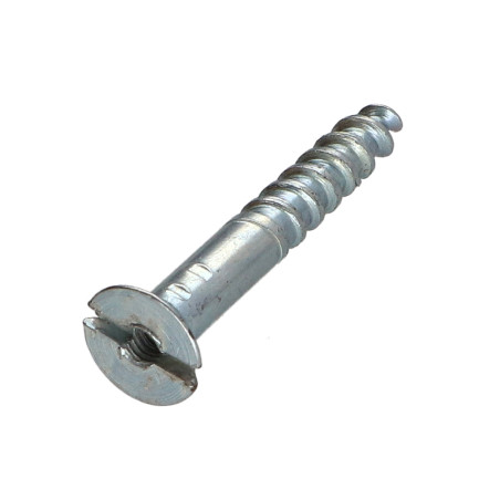1 x Holzschraube Verzinkt 6x30 Gebohrt M3 gewinde 60