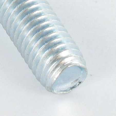 1 x Gewindefurchende Schraube Sechskantkopf Kreuzschlitz mit gezahntem Flansch M10x40 Verzinkt