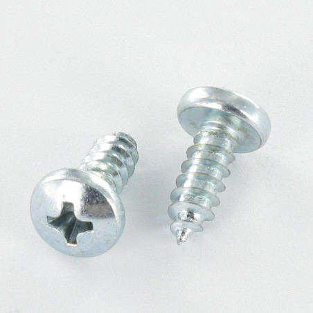 1 x Blechschraube breitem gewölbtem kopf Phillips 2 3,9 x 16 Verzinkt