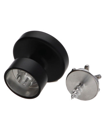 1 x Kleiderhaken dekorativ Aluminium Schwarz...
