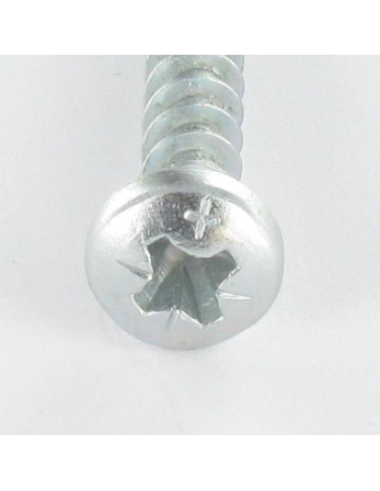 1 x Spanplattenschraube Rundkopf Pozi 5X80...