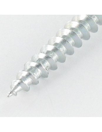 1 x Spanplattenschraube Rundkopf Pozi 5X80...