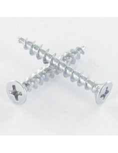 Schraube PVC Flacher Senkkopf Phillips 4,3X45 Verzinkt CR3