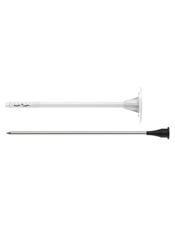 1 x Dübel Isolierung 10x70 Und Nagel METALLISCH