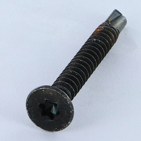 1 x Selbstbohrende Schrauben Senkkopfschraube T25 5,5 x 50 Stahl schwarz verzinkt