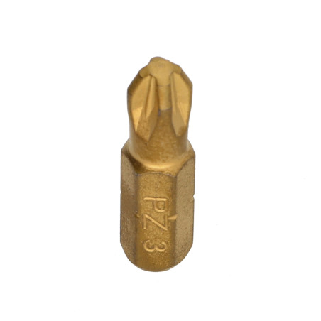 1 x Biteinsatz Industrielle Qualität 1/4" C6.3 Titan Pozi PZ4 Länge 25
